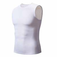 Débardeur de cyclisme pour hommes, couche de Base d'été, gilet de vélo de route respirant, sous-vêtements en maille, sous-vêtements de cyclisme, vente en gros