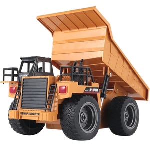 Camions à benne basculante RC en alliage <span class=keywords><strong>HUINA</strong></span> Toys <span class=keywords><strong>1540</strong></span> 540 1/18 6CH, véhicule de chantier d'ingénierie, jouet télécommandé RTR, cadeau pour garçon - Product Image 2