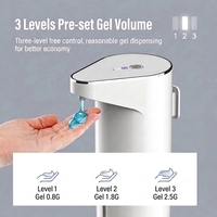 Distributeur de savon portable rechargeable par USB, mains libres, avec détection automatique, pour la maison, le bureau, la voiture, l'hôtel, l'extérieur