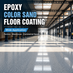 Peinture époxy auto-nivelante colorée pour sols - Revêtement liquide résistant à l'usure pour sols époxy intérieurs et extérieurs - Product Image 1