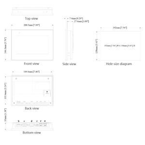 Interfaz Hombre-Máquina de Ángulo Amplio CMT3092X PLC, Interfaz Hombre-Máquina Weinview de 7 Pulgadas CMT3075XH2 - Product Image 6