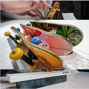 Pièces de skateboard haute performance en érable avec roues bicolores CNC Duro et roulements à billes - Product Image 6