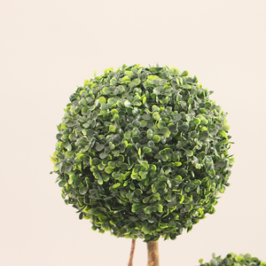 <span class=keywords><strong>Bolas</strong></span> de madera de boj artificial Venta directa de fábrica Recorte Bola de hierba verde Árboles Plantas de interior <span class=keywords><strong>grandes</strong></span> Decoración al aire libre en maceta - Product Image 4