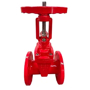 300mm china manufacturer flange ductile cast iron mud water gate valve with prices soft seal gate valve