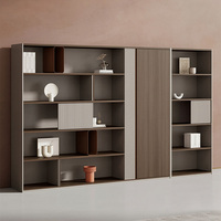 Armoire de classement écologique de qualité E0, meuble de rangement pour données, étagère de rangement, armoire de rangement de fonds, armoire d'archives de bureau moderne en bois