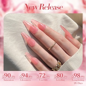 BORN PRETTY PRO <span class=keywords><strong>Vernis</strong></span> à ongles en gel <span class=keywords><strong>semi</strong></span>-<span class=keywords><strong>permanent</strong></span> sans HEMA, sans gel, <span class=keywords><strong>vernis</strong></span> à gelée transparent naturel, 15ml - Product Image 5