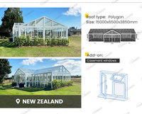 Orangerie victorienne en aluminium à toit incliné, verrière en verre trempé Low-E, serre, véranda, extension de piscine extérieure résidentielle