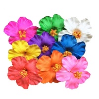 Clip à cheveux en mousse bohème, fleur de frangipanier, fleur d'hibiscus, décoration de mariage pour femmes et filles, vacances, plage, thème hawaïen, fête