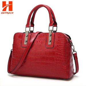 <span class=keywords><strong>Belle</strong></span> élégante dames crocodile style logo personnalisé simple sacs à main épaule - Product Image 4