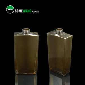 Botella vacia rellenable cuadrada de pe plastico 240ml 740ml 1000ml  para shampoo líquido locion gel de ducha - Product Image 3