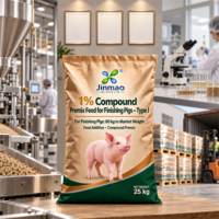 Jinmao 1% Prémélange composé d'additifs alimentaires de type I pour porcs de finition, de 60 kg à 25 kg de poids de marché