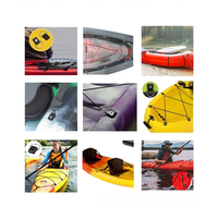 Yak Outdoors – Boucle en D en acier inoxydable 304 pour kayak, canoë, bateau de pêche – Accessoires durables pour la navigation en lac et en rivière