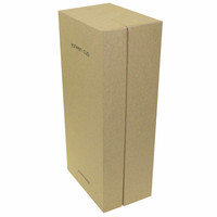 Cajas de Regalo Personalizadas al por Mayor, Color Marrón Champán, para Whisky y Vino, con Inserto de Esponja