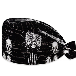 Gorro de fregado con logotipo personalizado, gorro de algodón para trabajo de enfermería con patrón de Halloween, gorros quirúrgicos para enfermera, médico, dentista, venta al por mayor, gorro protector para la cabeza - Product Image 1