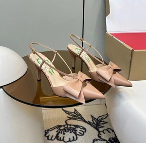 Sandalias de Tacón Alto de la Mejor Calidad, Sandalias de Lujo de Diseñador de Marca para Mujer, Sandalias de Tacón para Vestir en Verano - Product Image 1