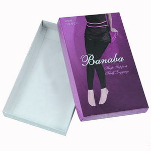 Fashion Base And Lid Box Custom Luxury Clothes Underwear Box Packaging Paper