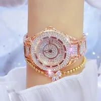 Montre-bracelet de luxe pour femmes BS Bee Sister 0917, en acier inoxydable, avec diamants, quartz, pour femmes, horloge, femme, Relogio Feminino