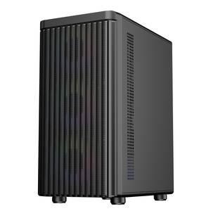 Nouvel arrivage Boîtier pour PC de jeu à tour moyenne Boîtier pour ordinateur Micro ATX Boîtiers et tours en verre trempé Débit d'air pour ITX MATX - Product Image 4
