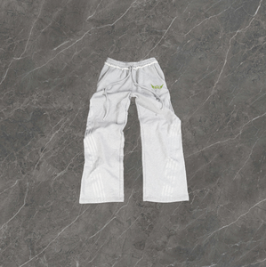 Pantalon de survêtement pour homme à jambe large vintage avec logo personnalisé, mélange polyester/coton, cordon de serrage, poches, écologique, respirant, 6XL - Product Image 1