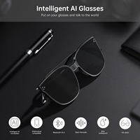 Gafas Inteligentes 4K con IA, Visión Asistida por Realidad Aumentada, Cámara Integrada, Control por Voz Manos Libres, para Trabajo Diario, Viajes y Actividades al Aire Libre