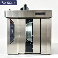 Nouveau four rotatif industriel à gaz/diesel/électrique pour la cuisson du pain en boulangerie ; four commercial à haute productivité avec 64 plateaux