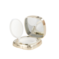 A716-A Boîte carrée vide de luxe pour coussin d'air, conteneur compact pour emballage cosmétique, couleur nude, prix de gros