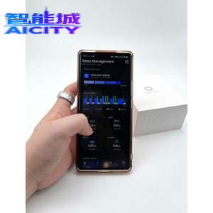 AICITY แหวนอัจฉริยะสำหรับคู่รัก วัดค่าออกซิเจนในเลือด อุณหภูมิ ความเครียด HRV ติดตามการออกกำลังกาย ควบคุมโทรศัพท์ได้ พร้อมฟังก์ชั่นหลากหลาย รุ่น 5 - Product Image 3