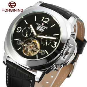 Orologio da Polso da Uomo Automatico Tourbillon di Lusso di Fabbrica Cinese Popolare con Cinturino Personalizzato in Vera Pelle - Product Image 5