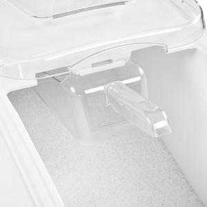 Accept Custom Log Ingredient Mobile Storage <strong>Cart</strong> 81L Sugar Flour Bin Storage Bin With Lid - Product Image 4