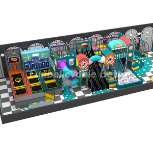 Bettaplay Tùy Chỉnh Trẻ Em Của Thương Mại Trong Nhà Mềm Sân Chơi Với Trampoline Tương Tác Ánh Sáng <span class=keywords><strong>Slide</strong></span> Bóng Hồ Bơi - Product Image 2