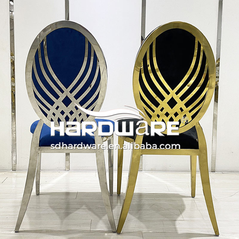 Stainless Steel Sofa Steel Vip Chair New Design Royal Event Golden