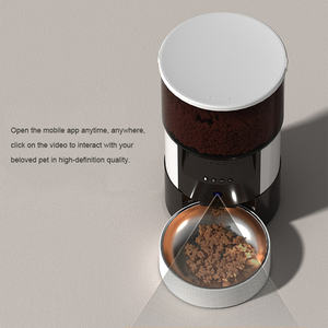Comedero Inteligente para Mascotas de Acero Inoxidable y Plástico de 3L, Dispensador de Comida con Control Remoto por Aplicación WiFi, Comedero Automático para Mascotas con Pantalla LCD y Puerto USB - Product Image 5