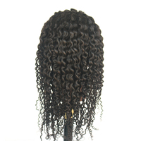 Tête d'entraînement pour femme, cheveux humains bouclés de 135 g, 16 pouces, mannequin de coiffure de haute qualité pour la pratique du coiffage