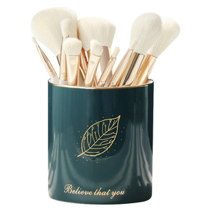 Marbling Design Cheap Canister Jar Container Holder Wholesale OEM Custom Ceramic Makeup <strong>Cup</strong> - Product Image 6