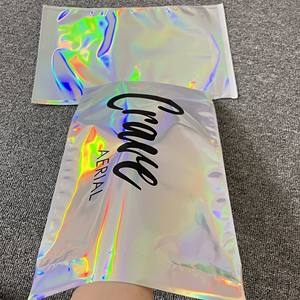 Bolsa de Envío Personalizada con Sellado Brillante, Bolsa de Correo de Aluminio Metálico con Efecto Láser Arcoíris, Bolsa de Correo Holográfica para Ropa - Product Image 2