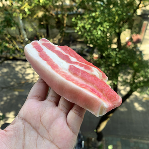 Modelo de cocina de restaurante de BBQ estilo coreano para mostrador de pedidos, con muestras de carnes: Panceta de cerdo fina de primera calidad, Carne de res cruda a la parrilla, Cerdo negro. Impresión UV. - Product Image 4