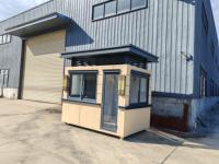 Borne de sécurité préfabriquée en conteneur, bureau en structure légère en acier, étanche, résistante au vent, moderne, écologique, à faible coût, de fabrication chinoise