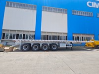 CIMC LINYU 20FT/40FT/45FT 2/3/4 essieux conteneur/Cargo plat/plate-forme/pont plat Semi remorque de camion