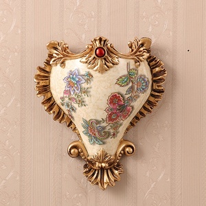 Pot de fleurs en résine, décoration créative de Style de luxe pour la <span class=keywords><strong>maison</strong></span>, <span class=keywords><strong>Vase</strong></span> mural suspendu, Pot - Product Image 2