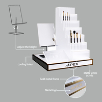 Présentoir de magasin de cosmétiques de luxe APEX Eyeliner acrylique support de brosse de maquillage présentoir de maquillage de Table pour le magasin