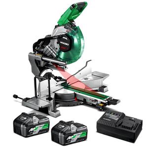 เลื่อยองศาไร้สาย HiKOKI รุ่น C3610DRA(HAZ) 36V 8.0Ah/4.0Ah Li-Ion Brushless MultiVolt ขนาด 255 มม. (10 นิ้ว) พร้อมชุดอุปกรณ์และกล่องเก็บอย่างดี รับประกัน 3 ปี - Product Image 1