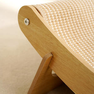 SY2025 Hamaca estructura de madera en forma de portud resistente a escombros sisal gato rascador - Product Image 3