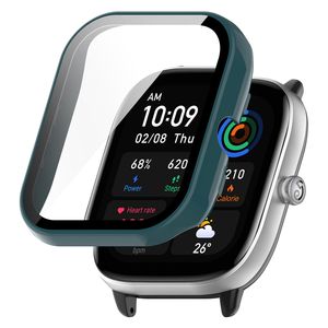 Funda transparente de cristal templado para <span class=keywords><strong>Amazfit</strong></span> GTS4 mini, <span class=keywords><strong>Bip</strong></span> <span class=keywords><strong>3</strong></span>, Pop Watch, carcasa protectora completa para <span class=keywords><strong>Bip</strong></span> <span class=keywords><strong>U</strong></span> - Product Image 5