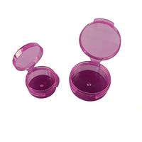 Bocaux en plastique 1g 3g 5g 10g avec couvercle à clapet, mini-bouteilles de rangement, pots d'échantillons