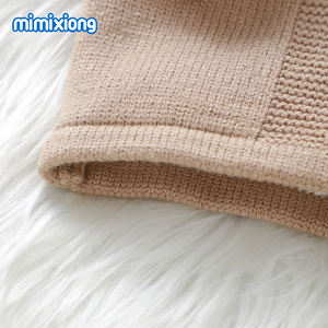 MIMIXIONG 2 pièces costumes tricotés bébé barboteuses nouveau Design pour enfants vêtements à tricoter - Product Image 4