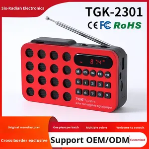 Portable Pocket Mini Buluthotah <span class=keywords><strong>Transistor</strong></span> Solaire Alimenté Par Batterie Haut-Parleur Petite Radio Avec Clé Usb - Product Image 5