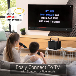 Subwoofer profesional 20W Clase <span class=keywords><strong>D</strong></span> Amplificador para el hogar Sonido de alta calidad Altavoz inalámbrico Bluetooth Karaoke con micrófono para KTV - Product Image 2