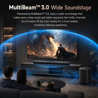 Barre de son J8L Slim Dolby Atmos, 750W avec caisson de basses sans fil de 10 pouces, système de haut-parleurs TV Wi-Fi AirPlay 2 BT