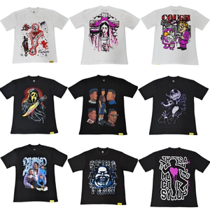 Camisetas para Hombre con Estampado de Jeringa de Jarabe para la Tos, de Alta Calidad, Oversize, 100% Algodón, Serigrafiadas, Casuales - Product Image 3