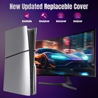 Façades de remplacement Cover Shell Front Back Panels Premium ABS Hard Case For PS5 Slim Disc Edition Console